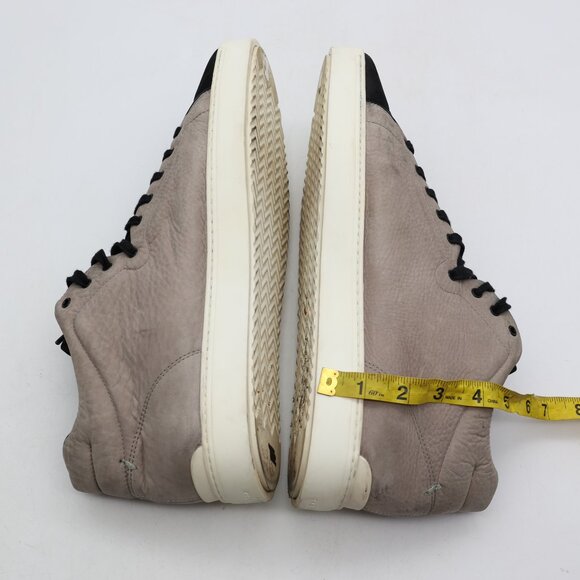 Rag & Bone Kent Black/Grey Leather Sneakers Men\'s Size EU 46 Casual Shoes main image 4